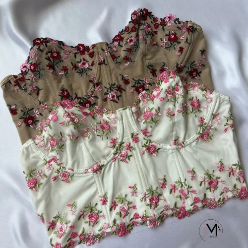 نیمتنه دکلته غنچه