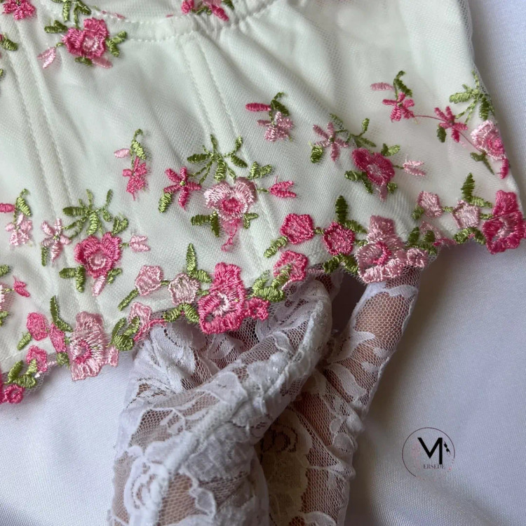 نیمتنه مجلسي زنانه دکلته غنچه