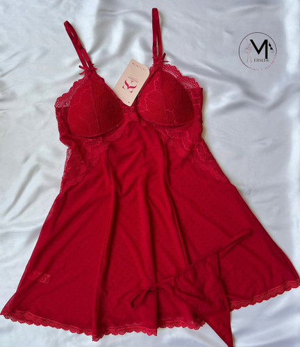لباسخواب قرمز سایز L,XL کاپدار اسفنجی